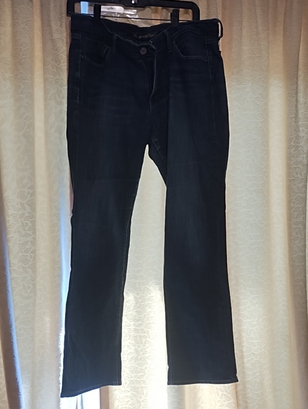 Old Navy Dark Blue Straight-Leg Jeans